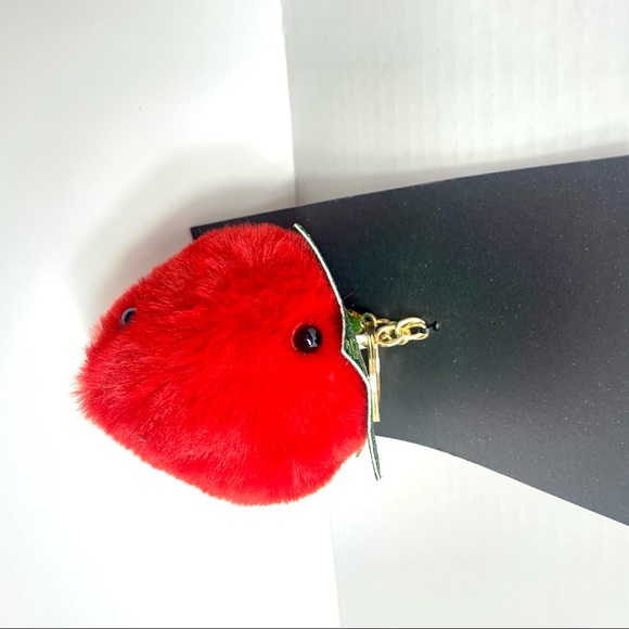 NWT. Plush strawberry keychain or bag charm - Picture 6 of 9
